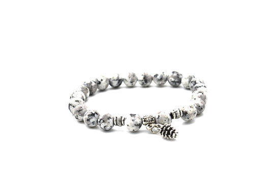 howlite gemstone bracelet