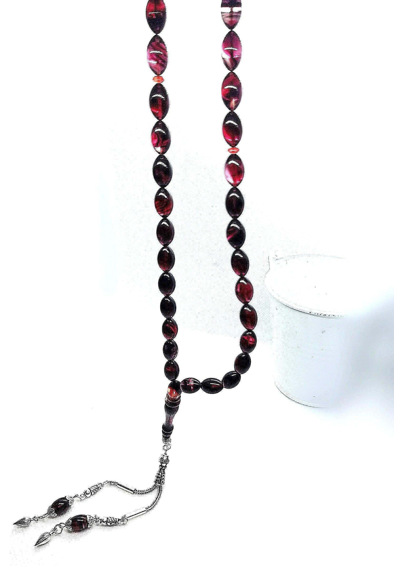 Amber Prayer Beads Kehribar Tesbih