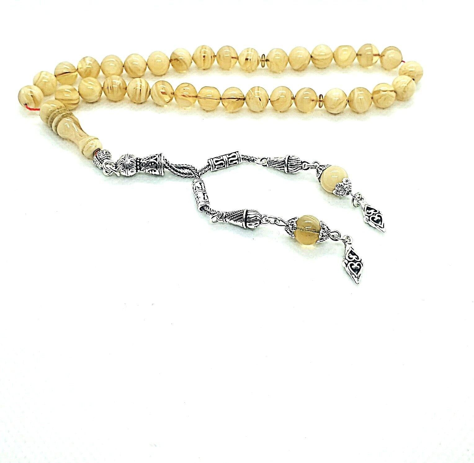 Amber Prayer Beads Kehribar Tesbih