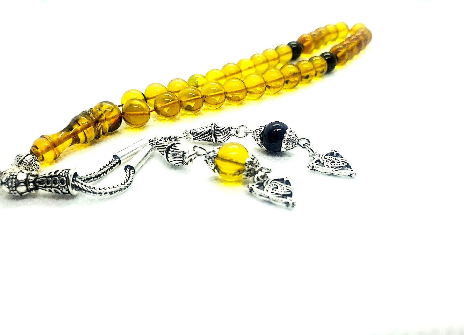 Amber Prayer Beads Kehribar Tesbih