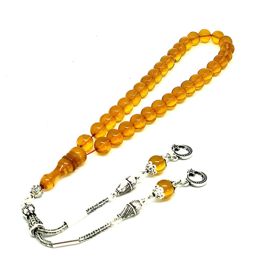Amber Prayer Beads Kehribar Tesbih