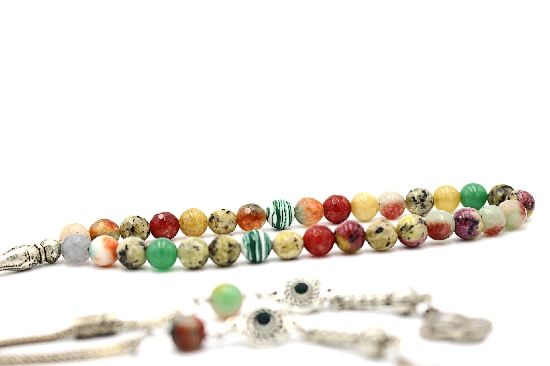 near me silver prayer beads gemstones bespoke luxury tesbih