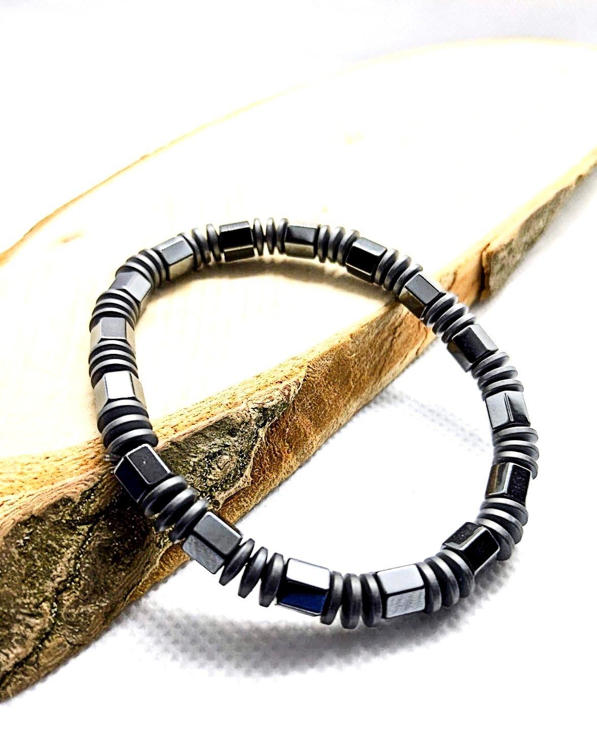 hematite gemstone bracelets