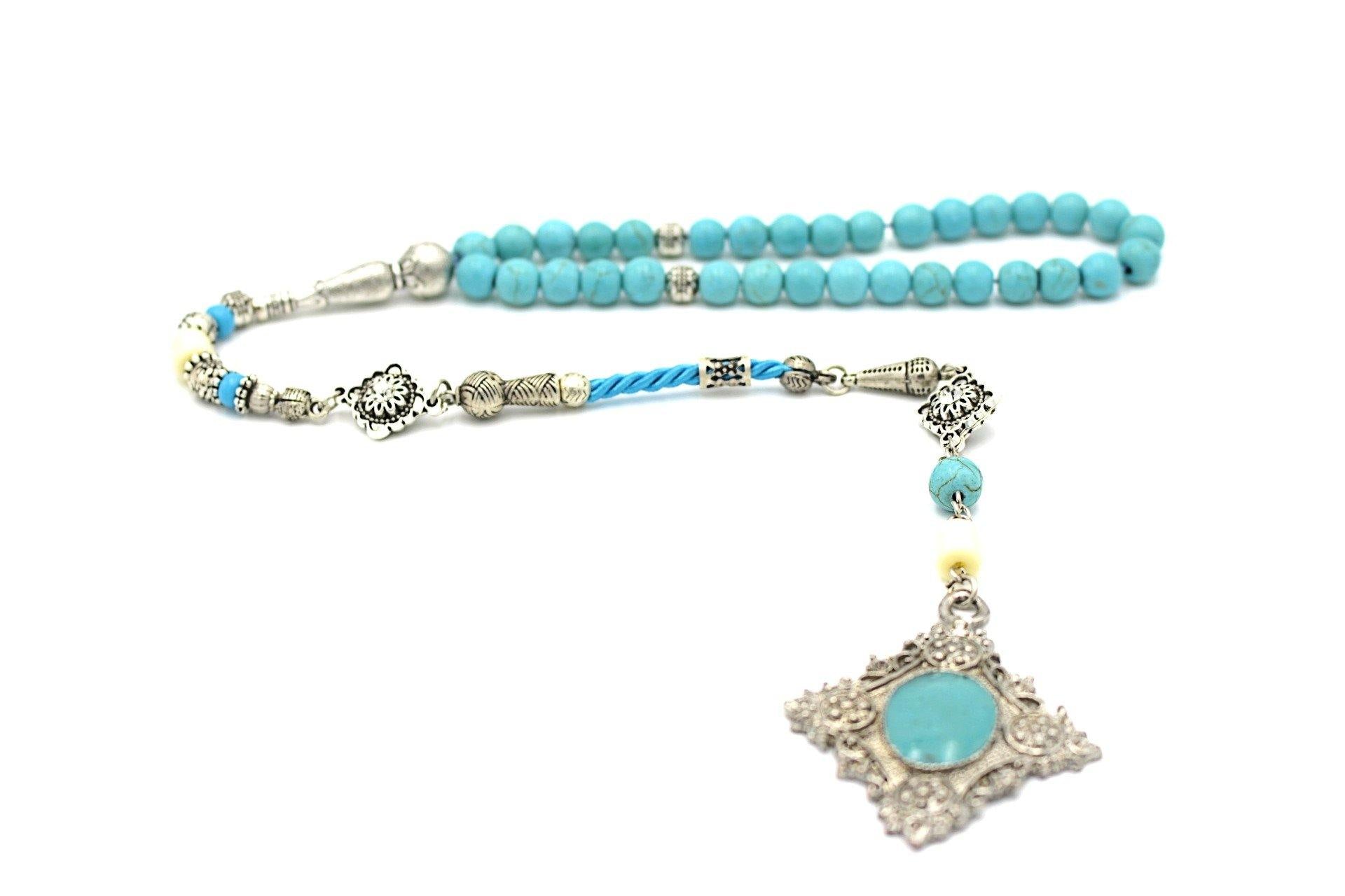 gemstone jewellery silver beads tesbih