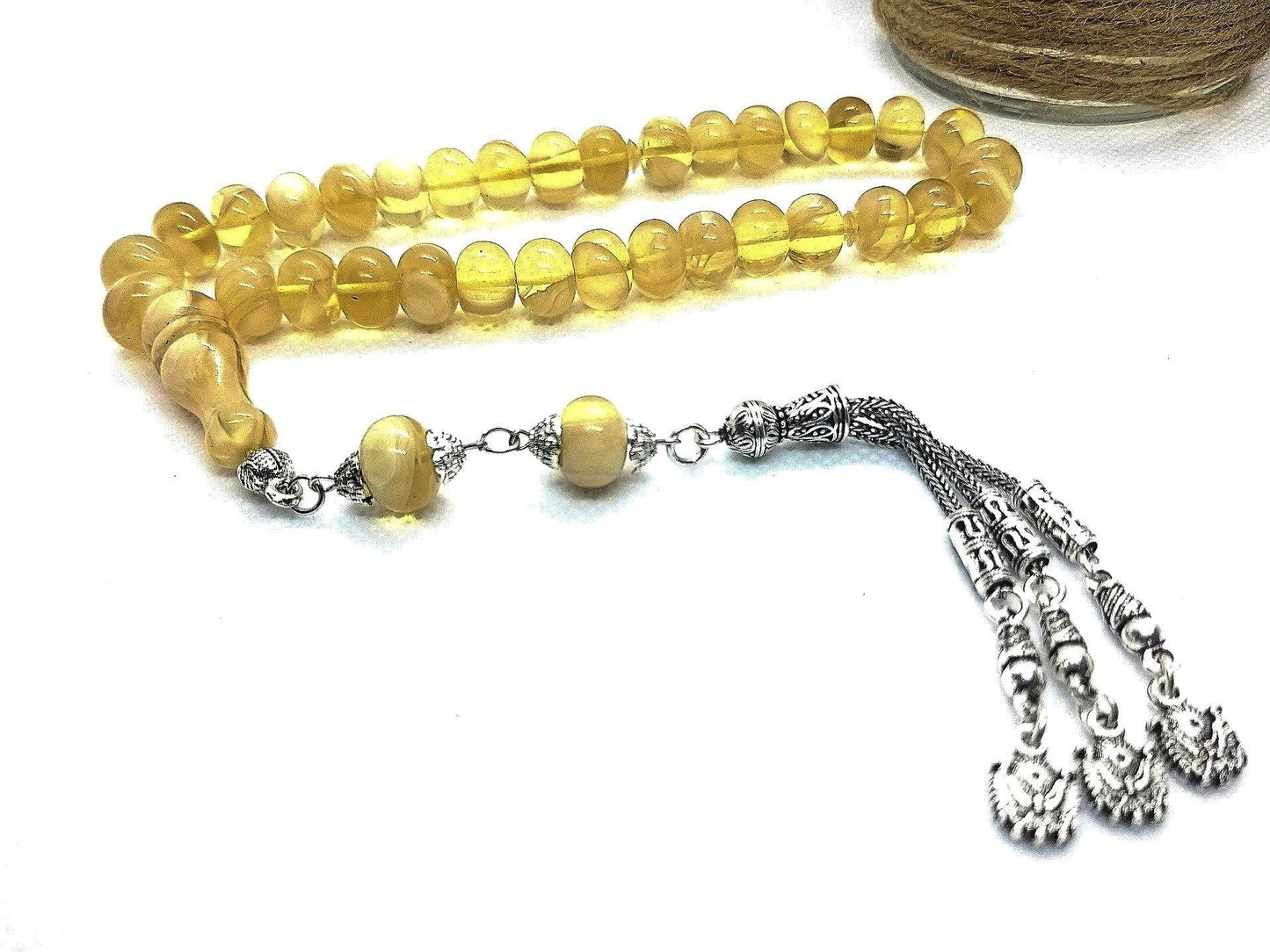 amber Prayer Beads Kehribar Tesbih