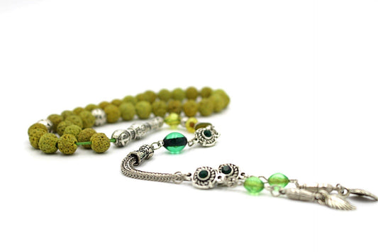 gemstone jewellery silver beads tesbih
