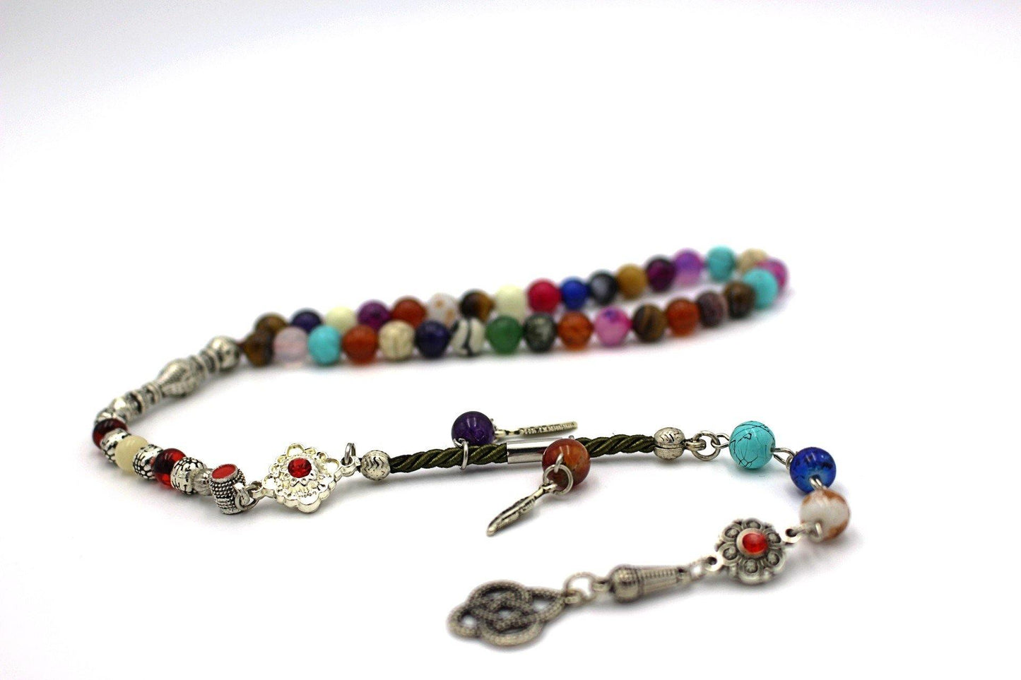 near me silver prayer beads gemstones bespoke luxury tesbih