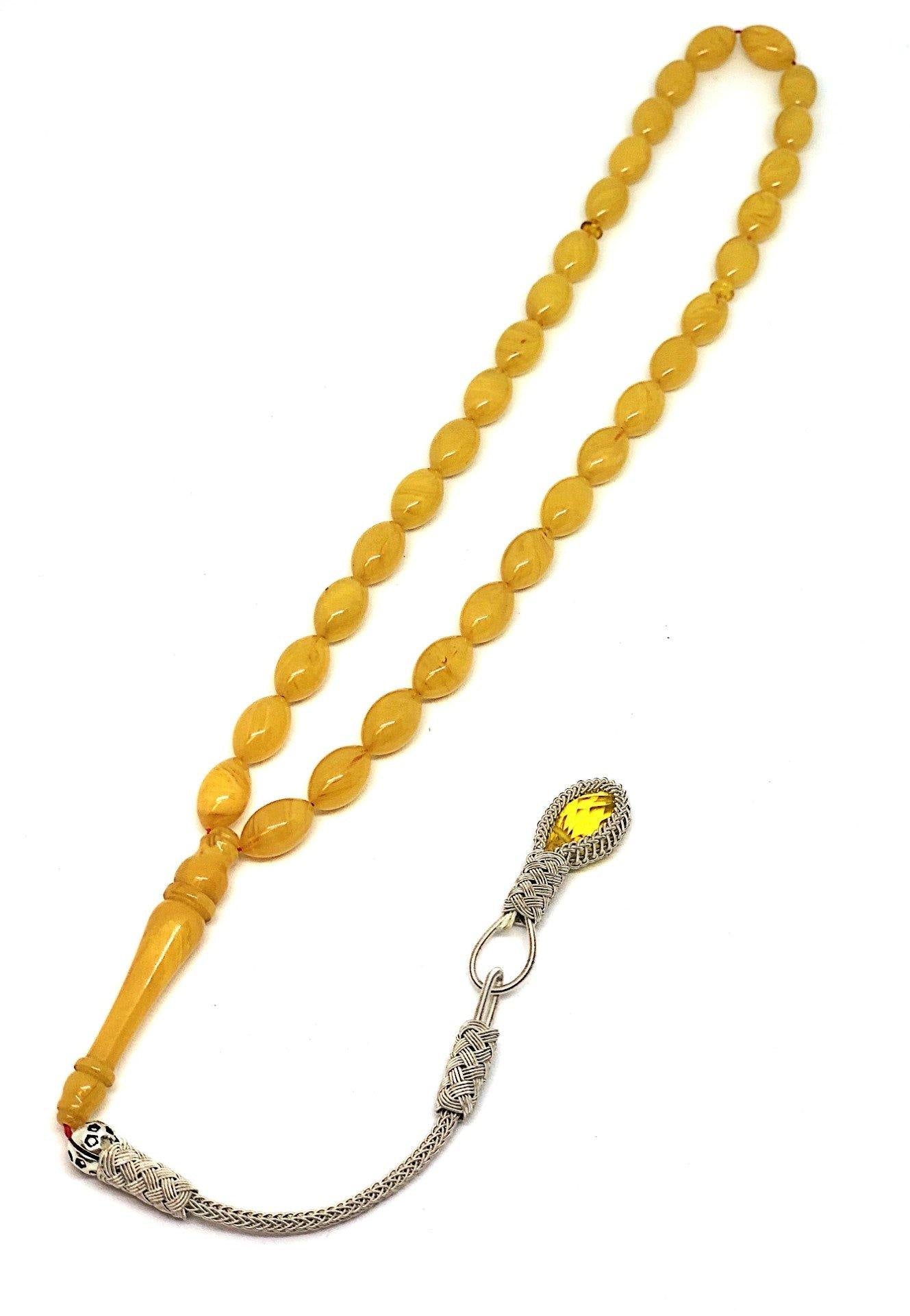 BUTTERSCOTCH Prayer Beads Kehribar Tesbih