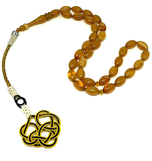Amber Prayer Beads Kehribar Tesbih