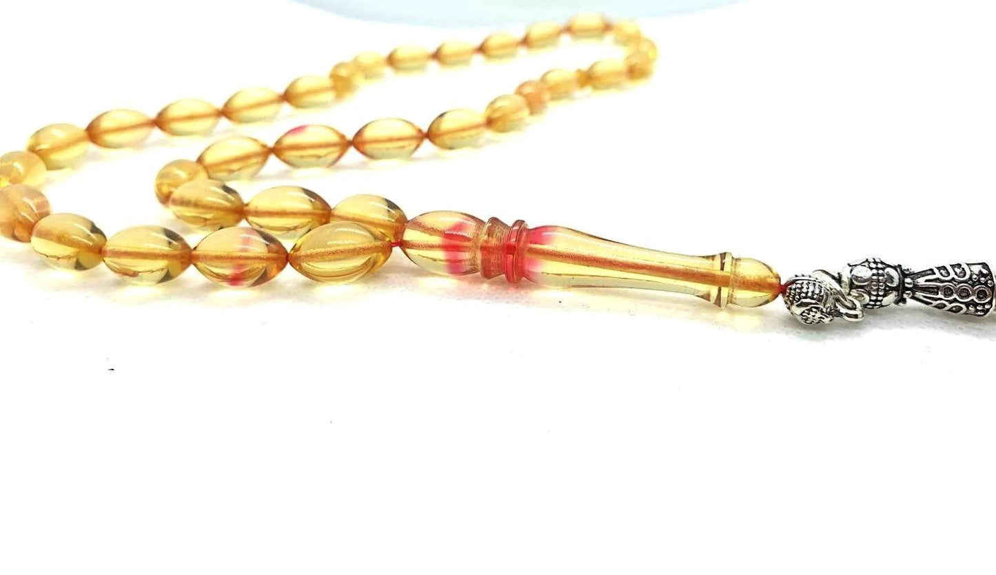 Amber Prayer Beads Kehribar Tesbih