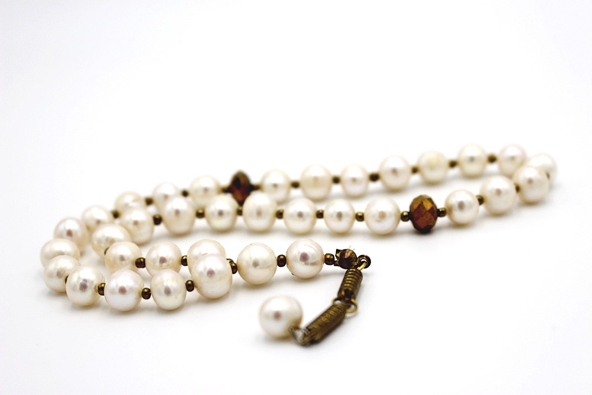 pearl gemstones prayer beads