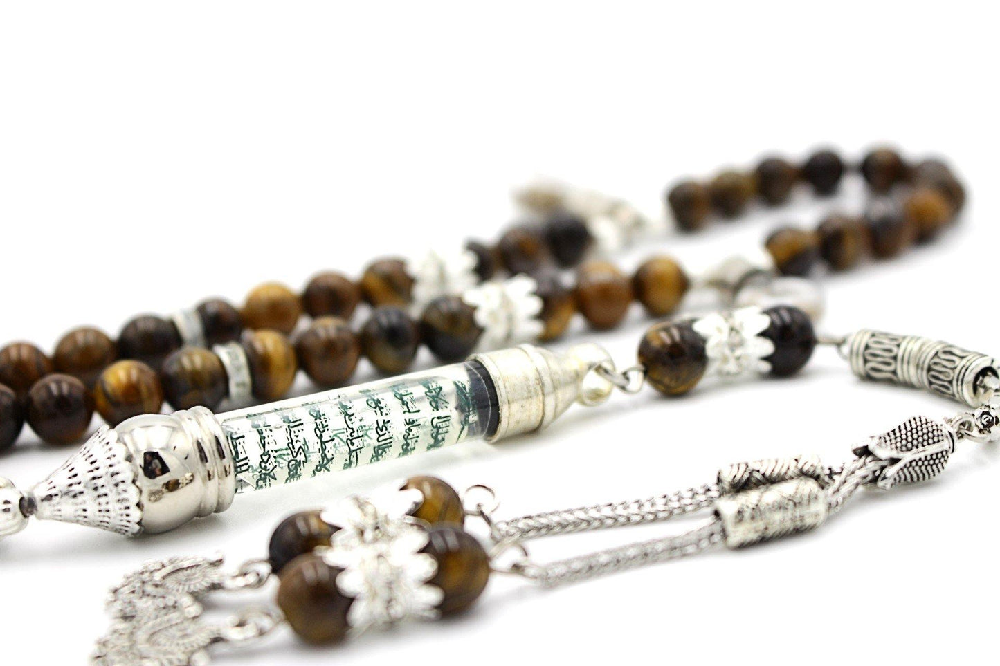tiger eye gemstones jewellery silver tesbih luxury iran