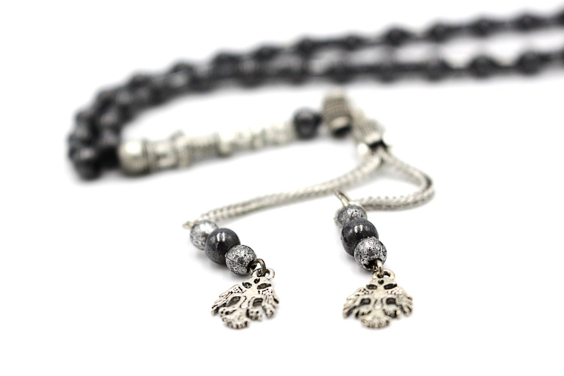 hematite silver jewellery prayer