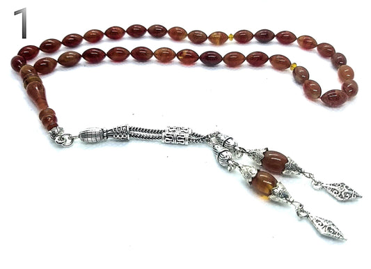 Amber Prayer Beads Kehribar Tesbih