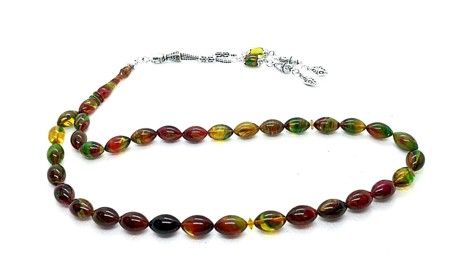 Amber Prayer Beads Kehribar Tesbih