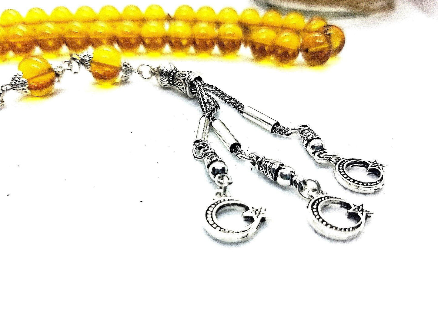 Amber Prayer Beads Kehribar Tesbih