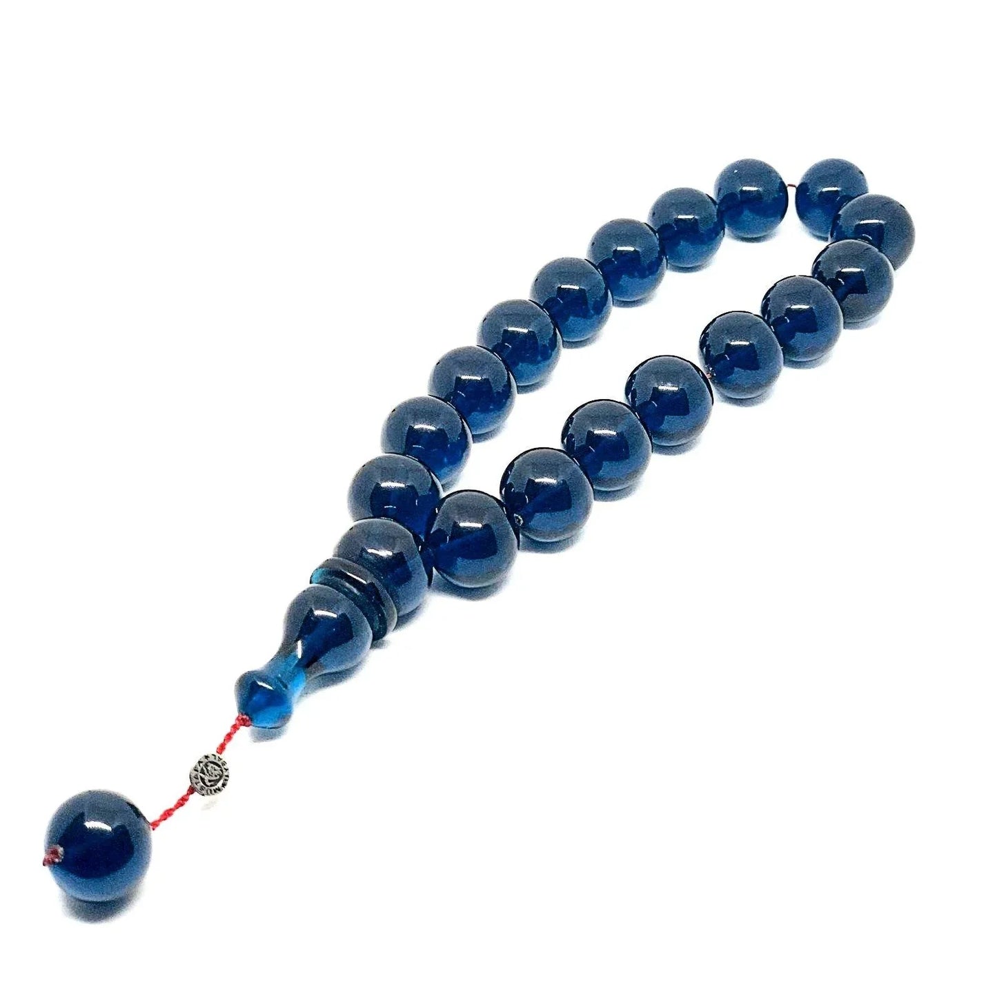 Navy Amber Prayer Beads & Tasbih