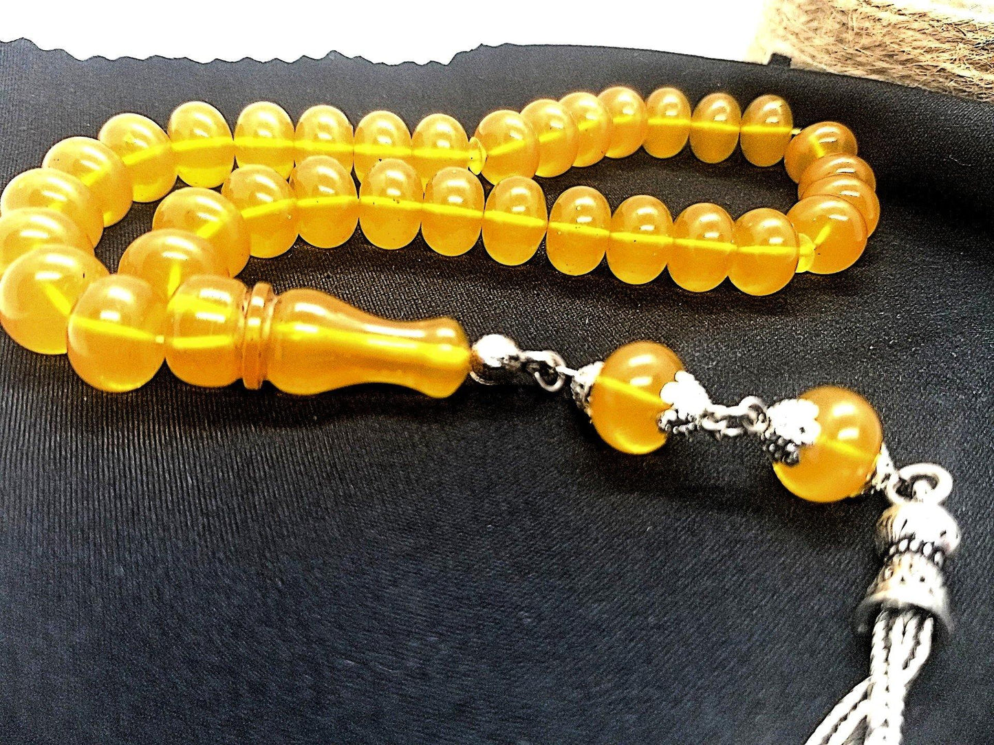 Amber Prayer Beads Kehribar Tesbih
