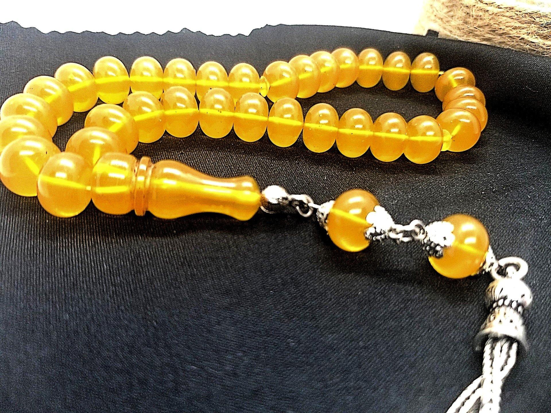 Amber Prayer Beads Kehribar Tesbih