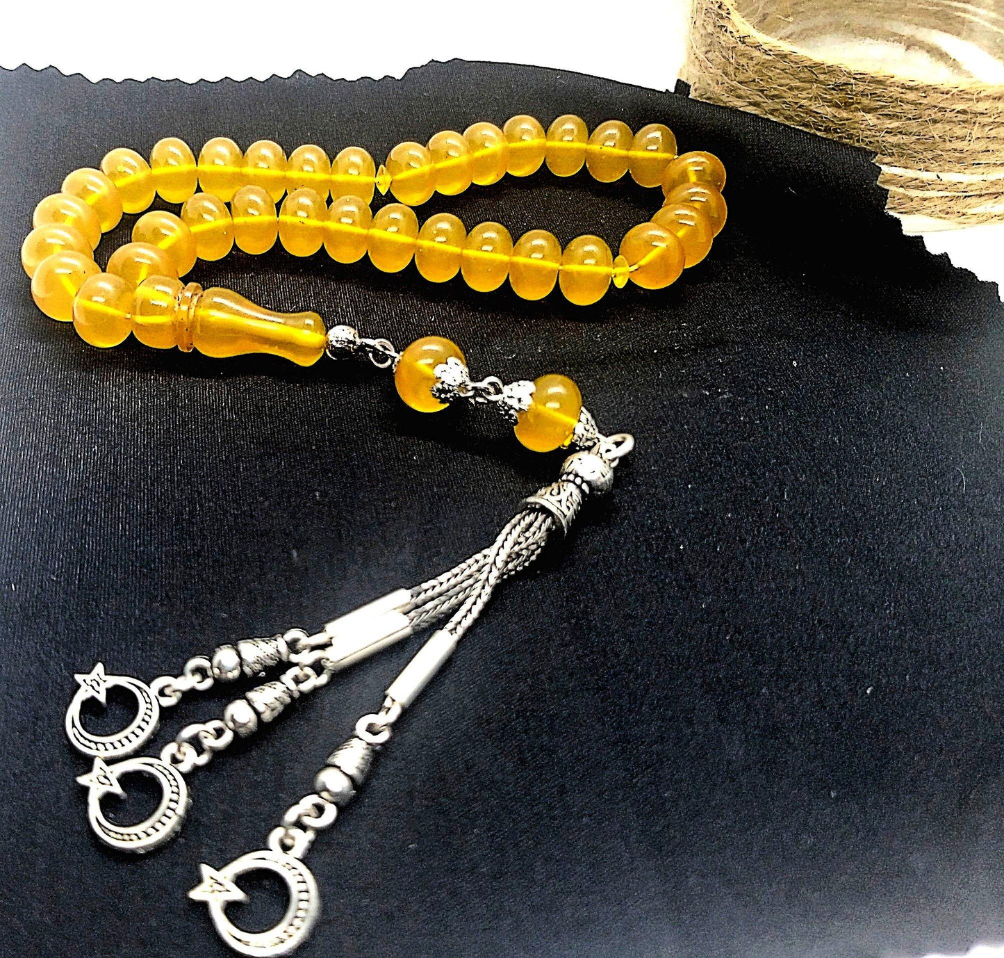 Amber Prayer Beads Kehribar Tesbih