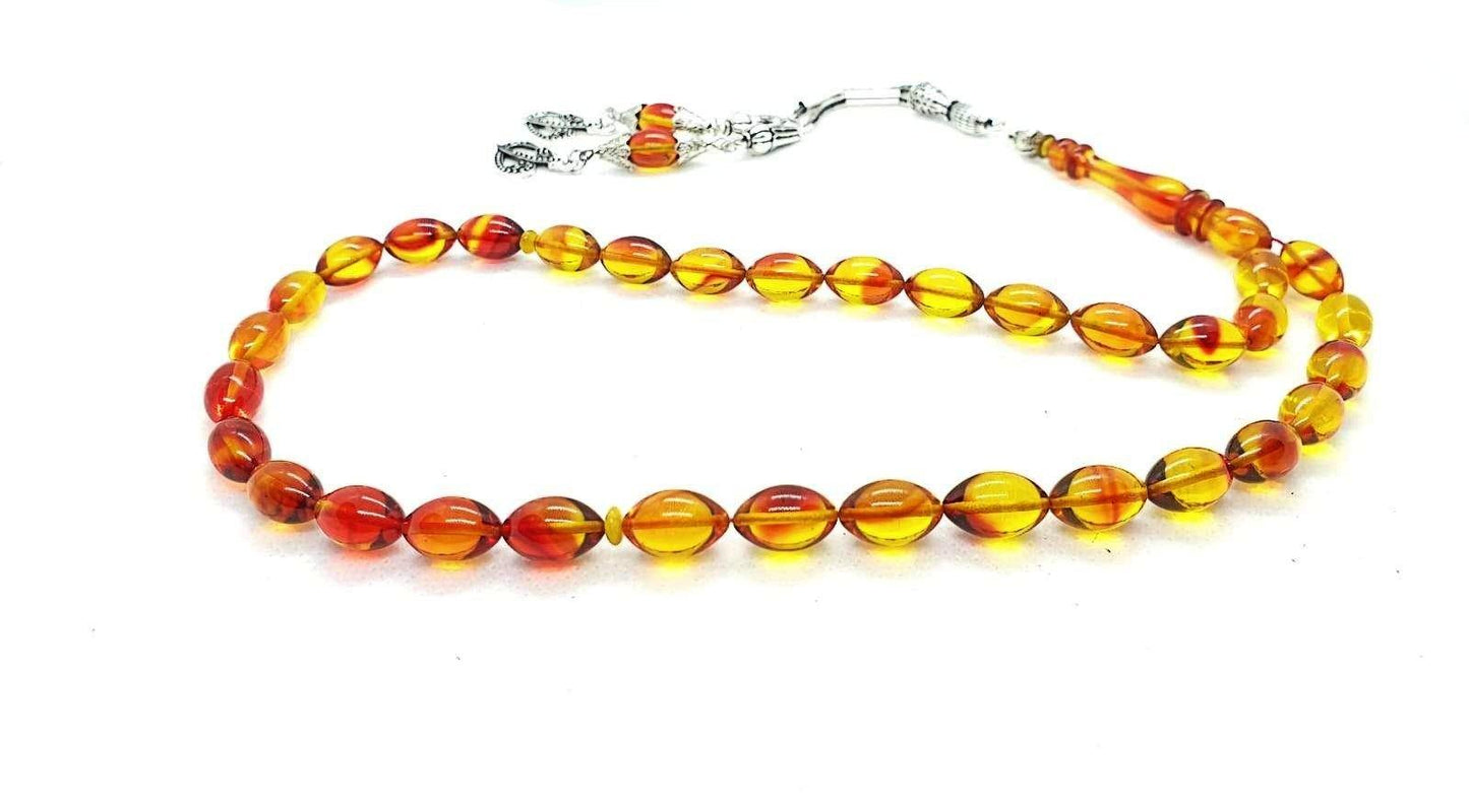Amber Prayer Beads Kehribar Tesbih