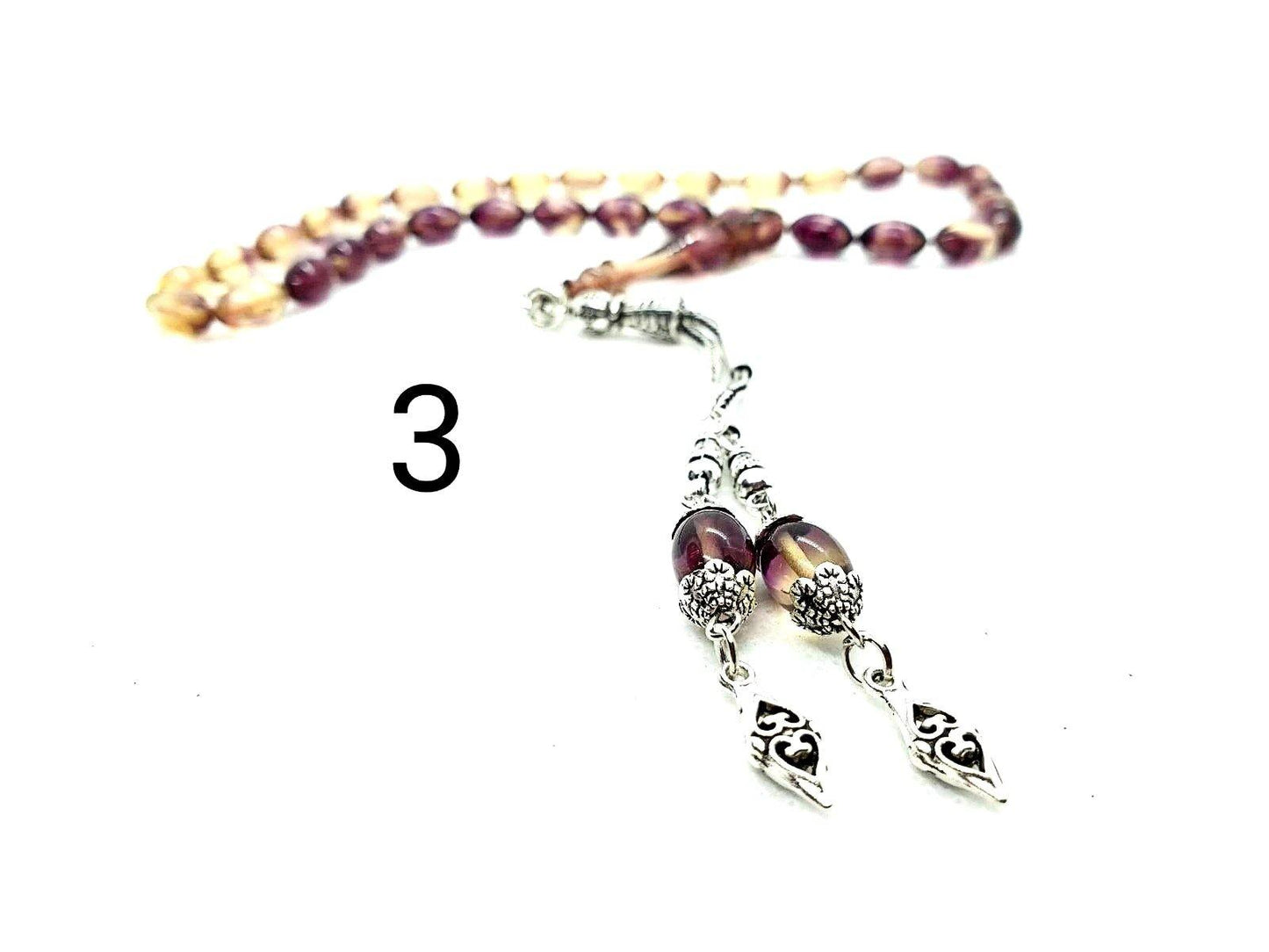 Amber Prayer Beads Kehribar Tesbih