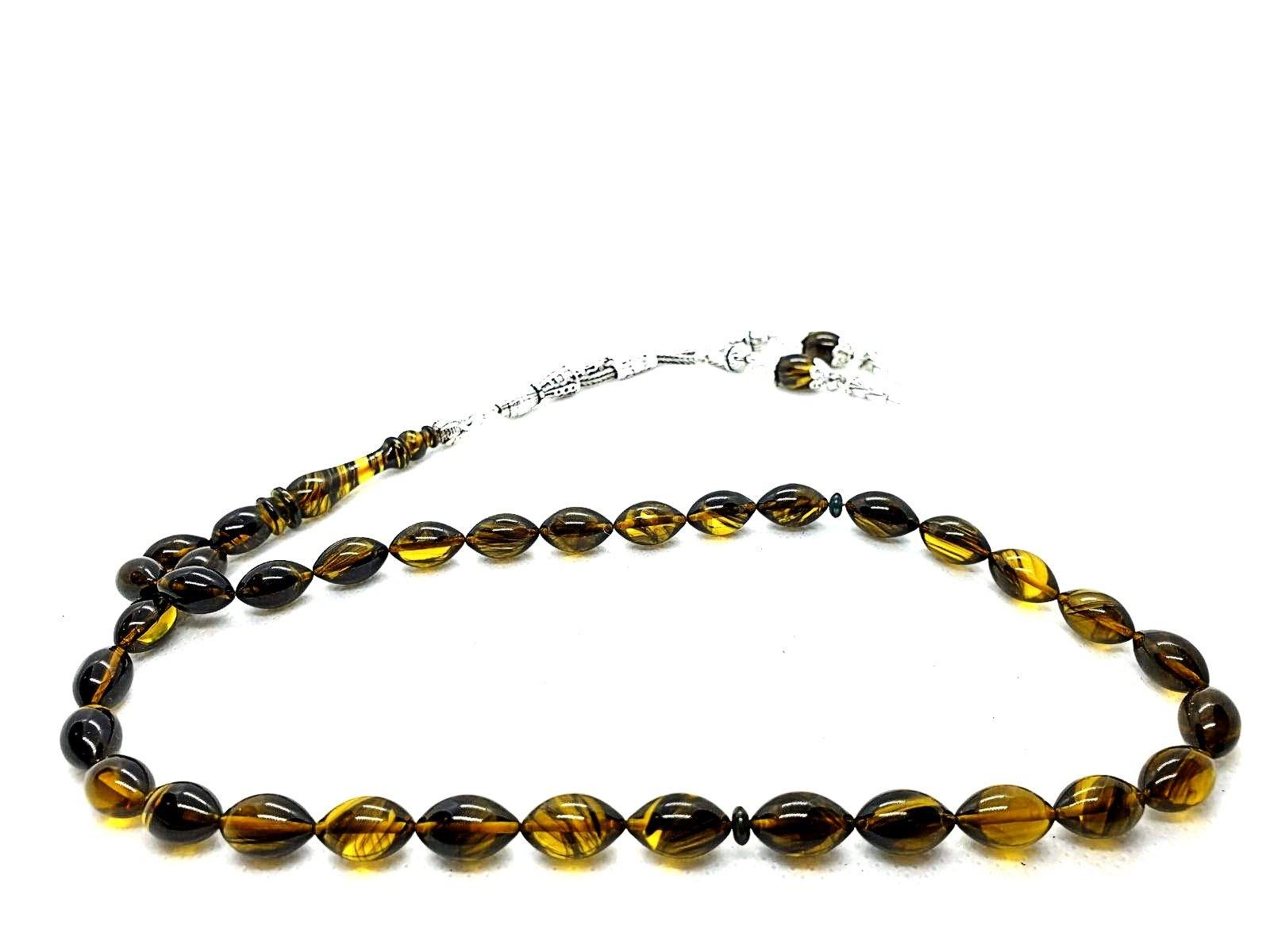 Amber Prayer Beads Kehribar Tesbih
