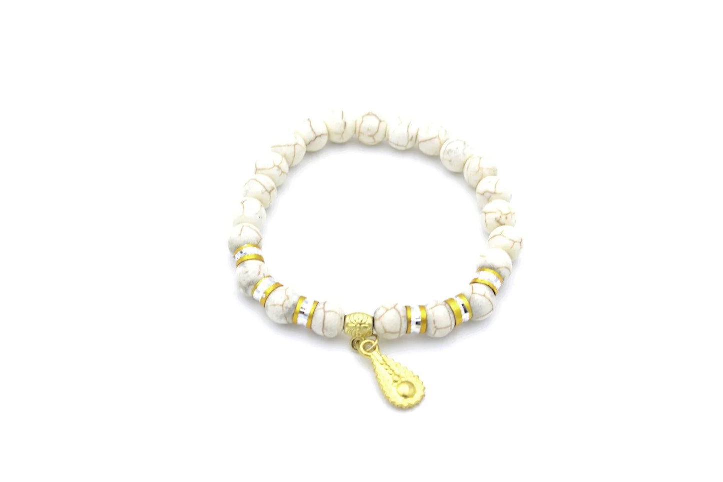 howlite gemstone bracelet