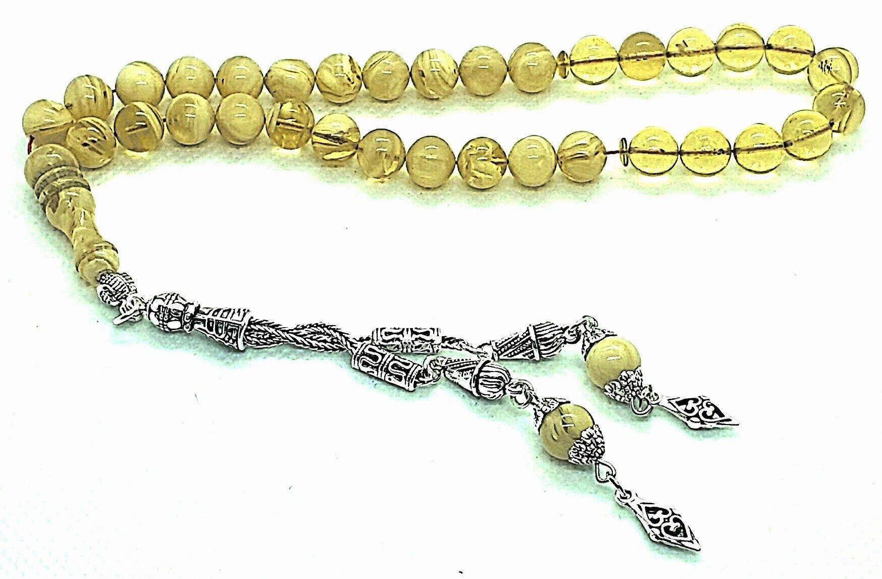 Amber Prayer Beads Kehribar Tesbih