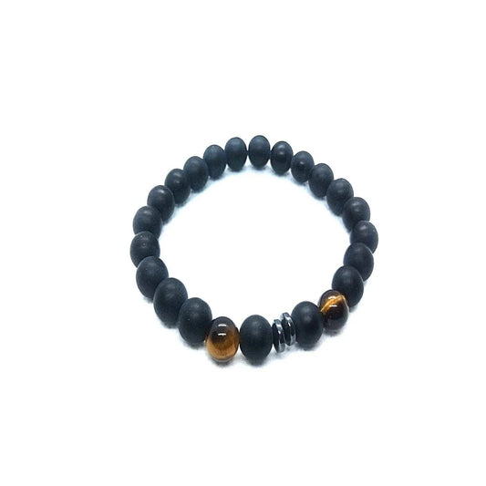 yoga gemstone bracelets onyx hematite