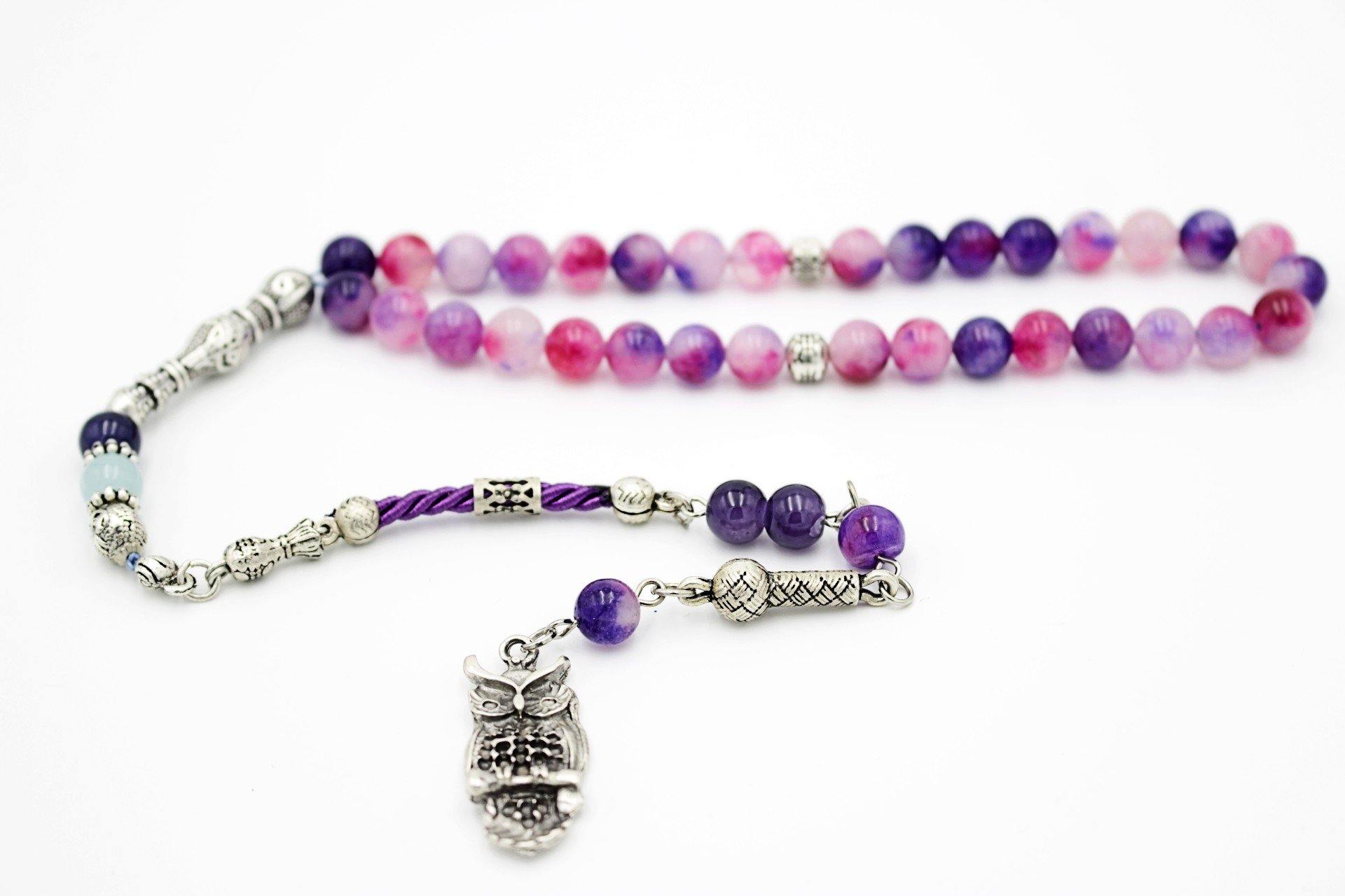 prayer beads gemstones Amethyst luxury tesbih tasbeeh
