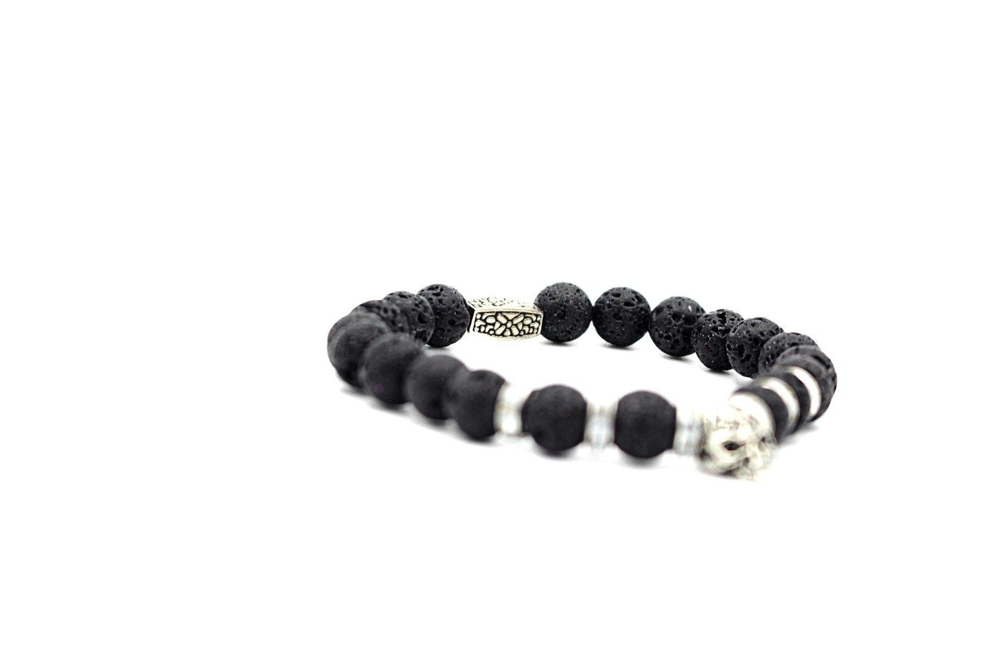 Black Lava stone gemstone bracelet FOR sale