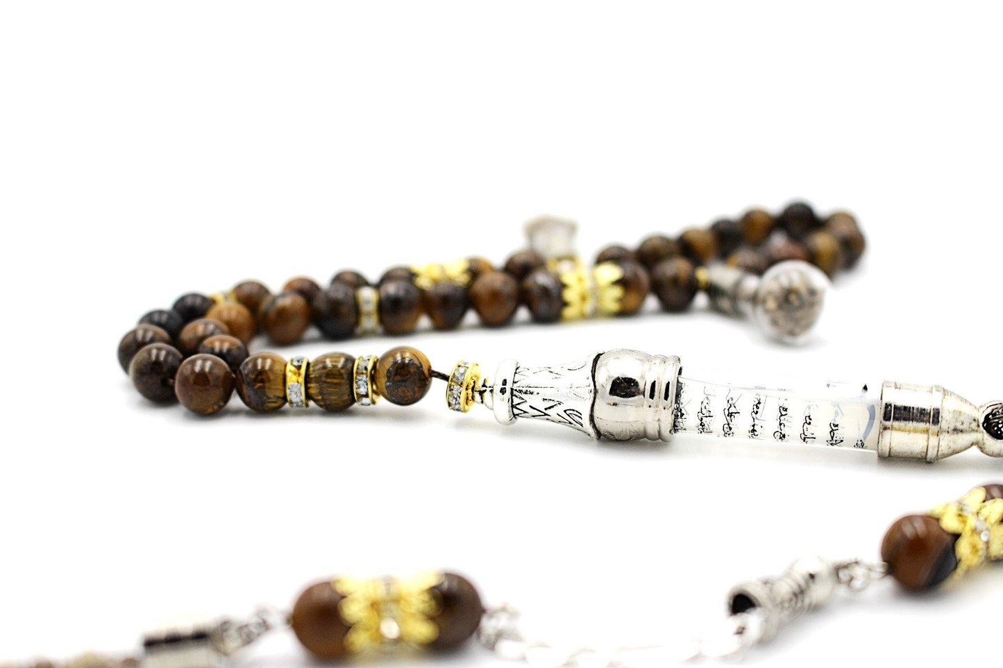 tiger eye gemstones jewellery silver tesbih luxury iran