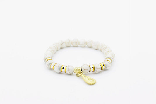 howlite gemstone bracelet