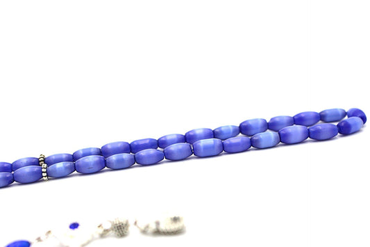 Blue Mother of Pearl Prayer & Meditation Beads