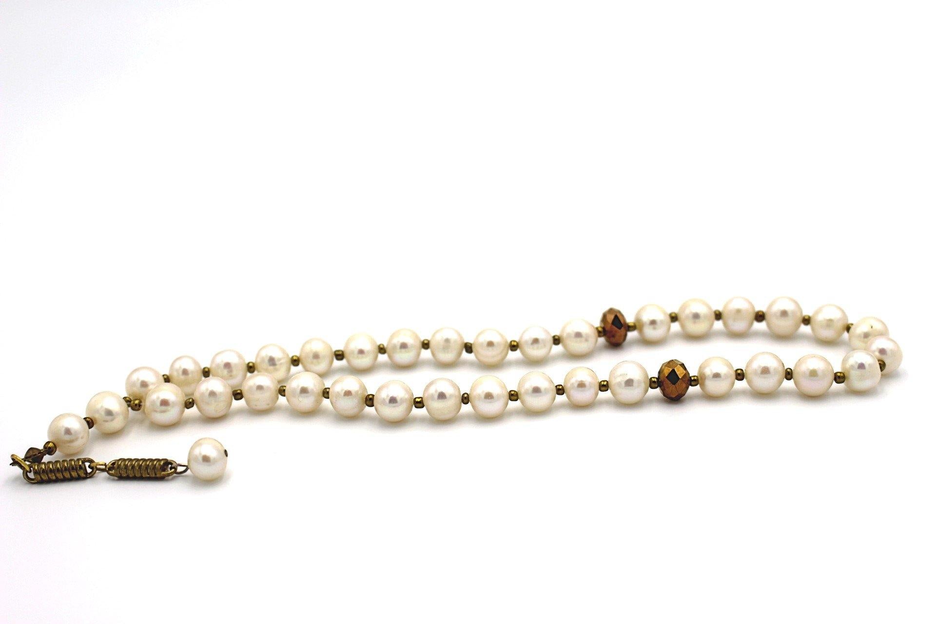 pearl gemstones prayer beads