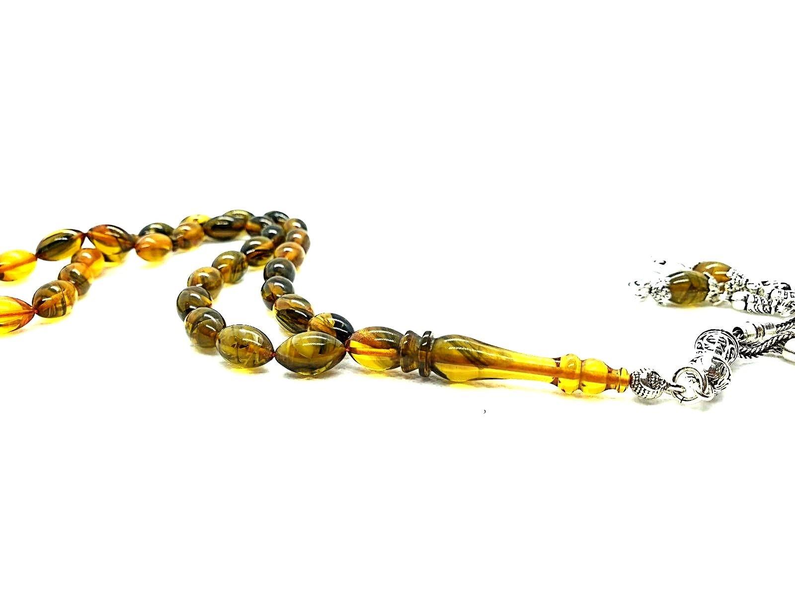 Amber Prayer Beads Kehribar Tesbih