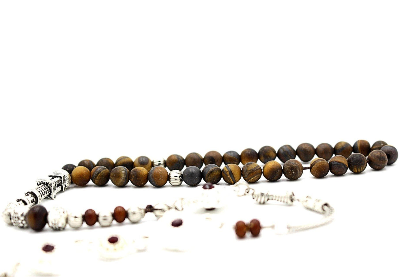 Tiger Eye Gemstone, Meditation & Prayer Beads by LRV UK899K