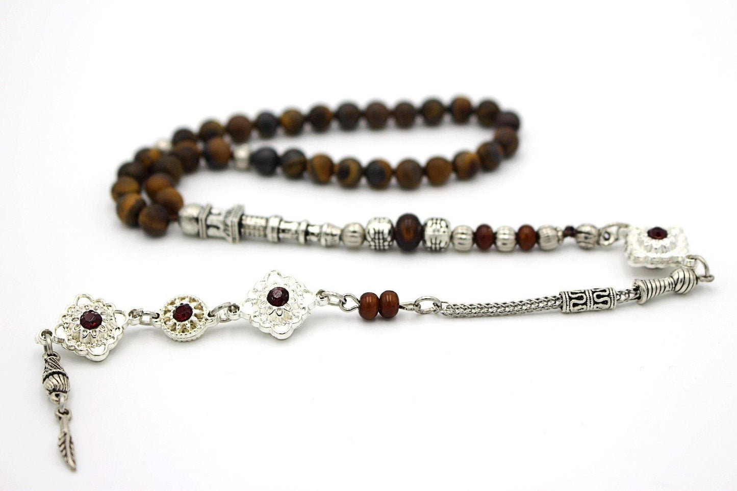 Tiger Eye Gemstone, Meditation & Prayer Beads by LRV UK899K