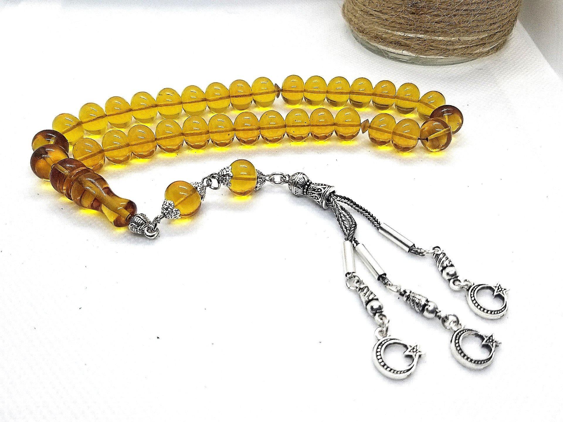 Amber Prayer Beads Kehribar Tesbih