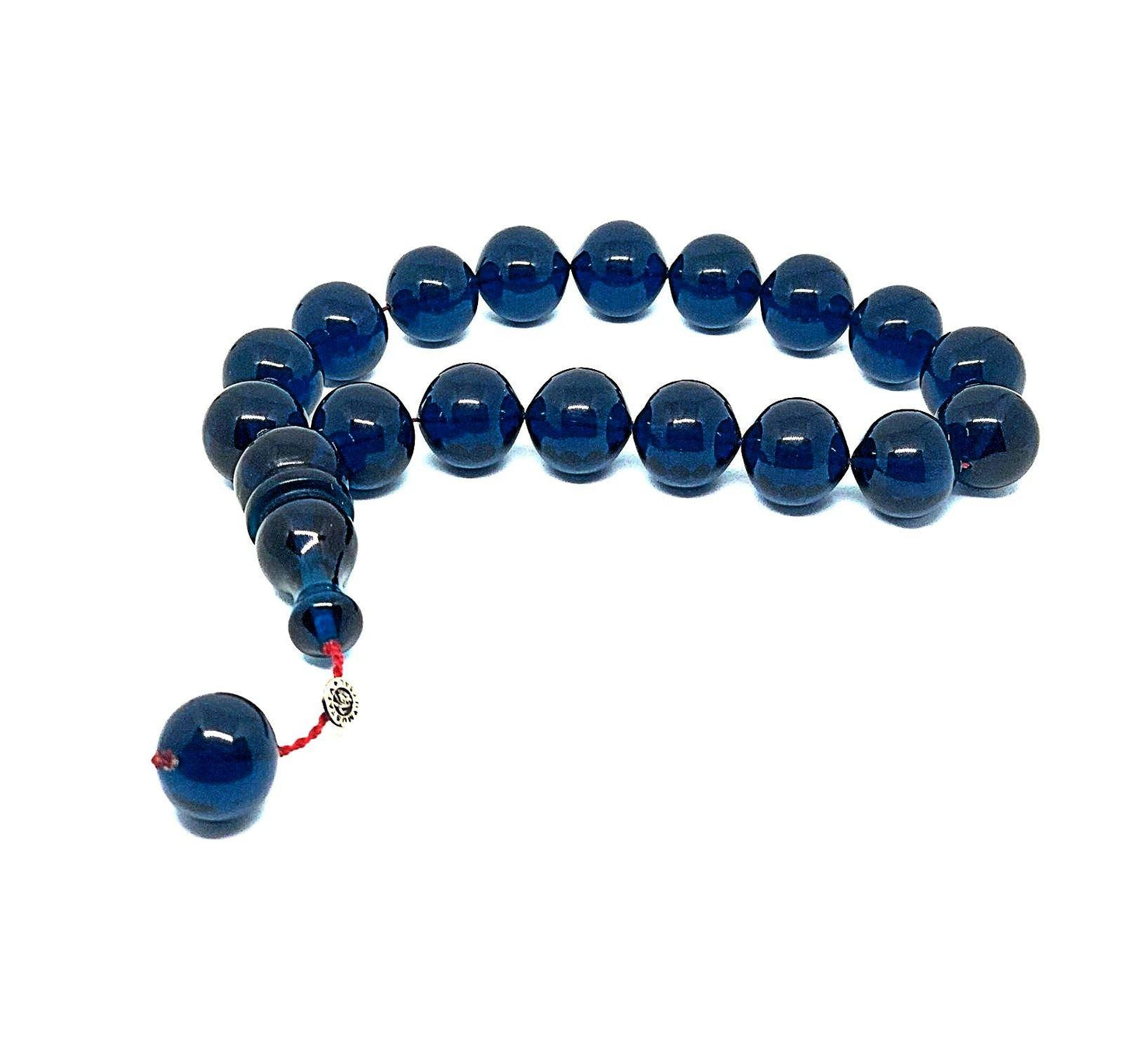 Navy Amber Prayer Beads & Tasbih