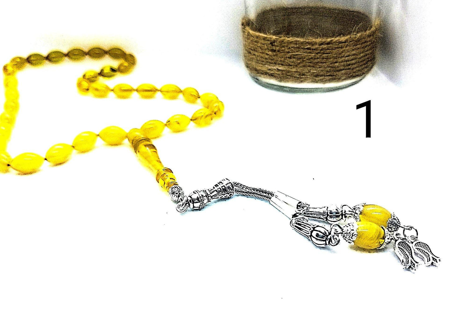 Amber Prayer Beads Kehribar Tesbih