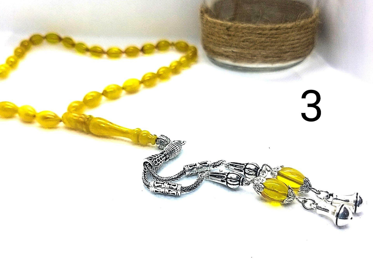 Amber Prayer Beads Kehribar Tesbih