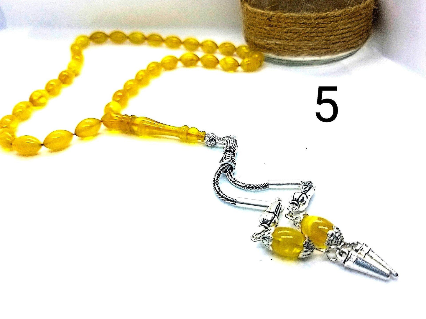 Amber Prayer Beads Kehribar Tesbih