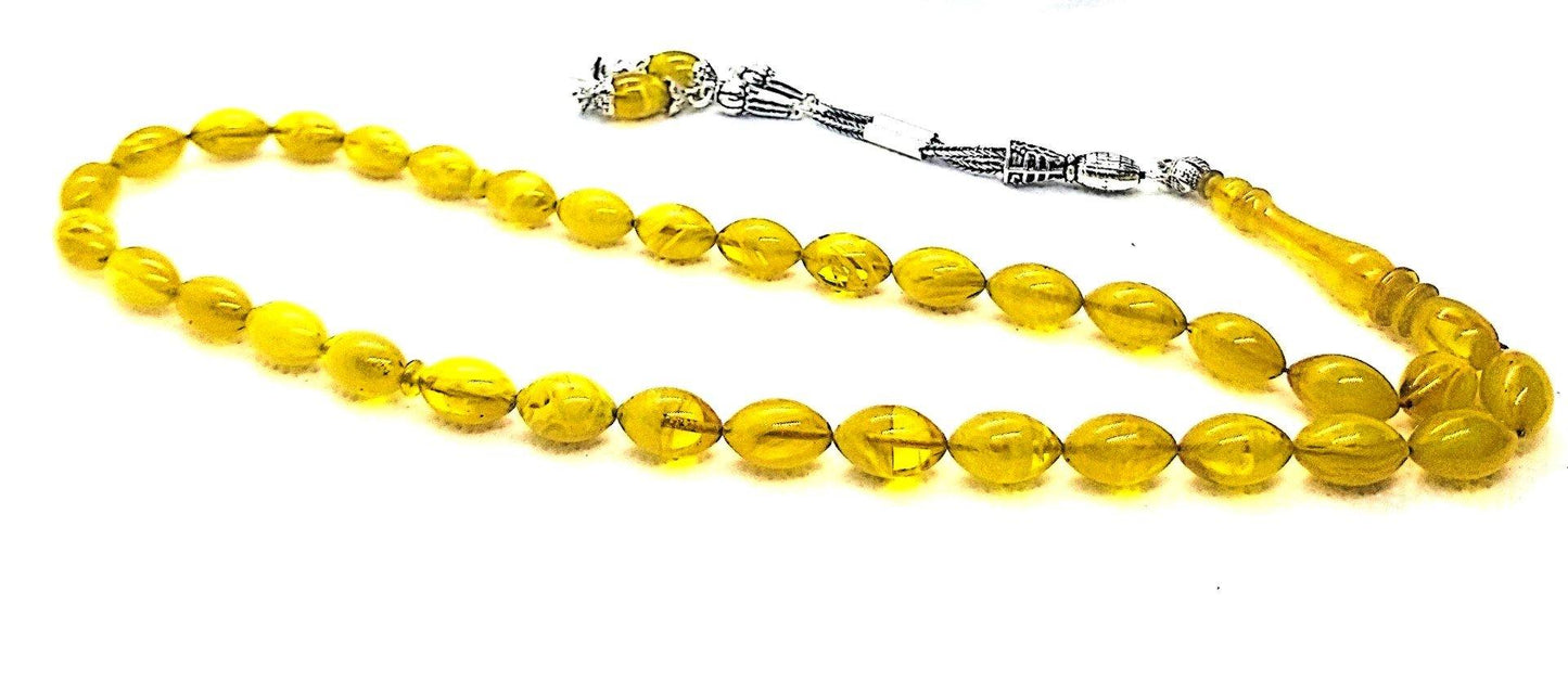 Amber Prayer Beads Kehribar Tesbih